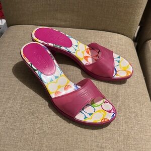 Coach Y2K Jelly Kitten Heels